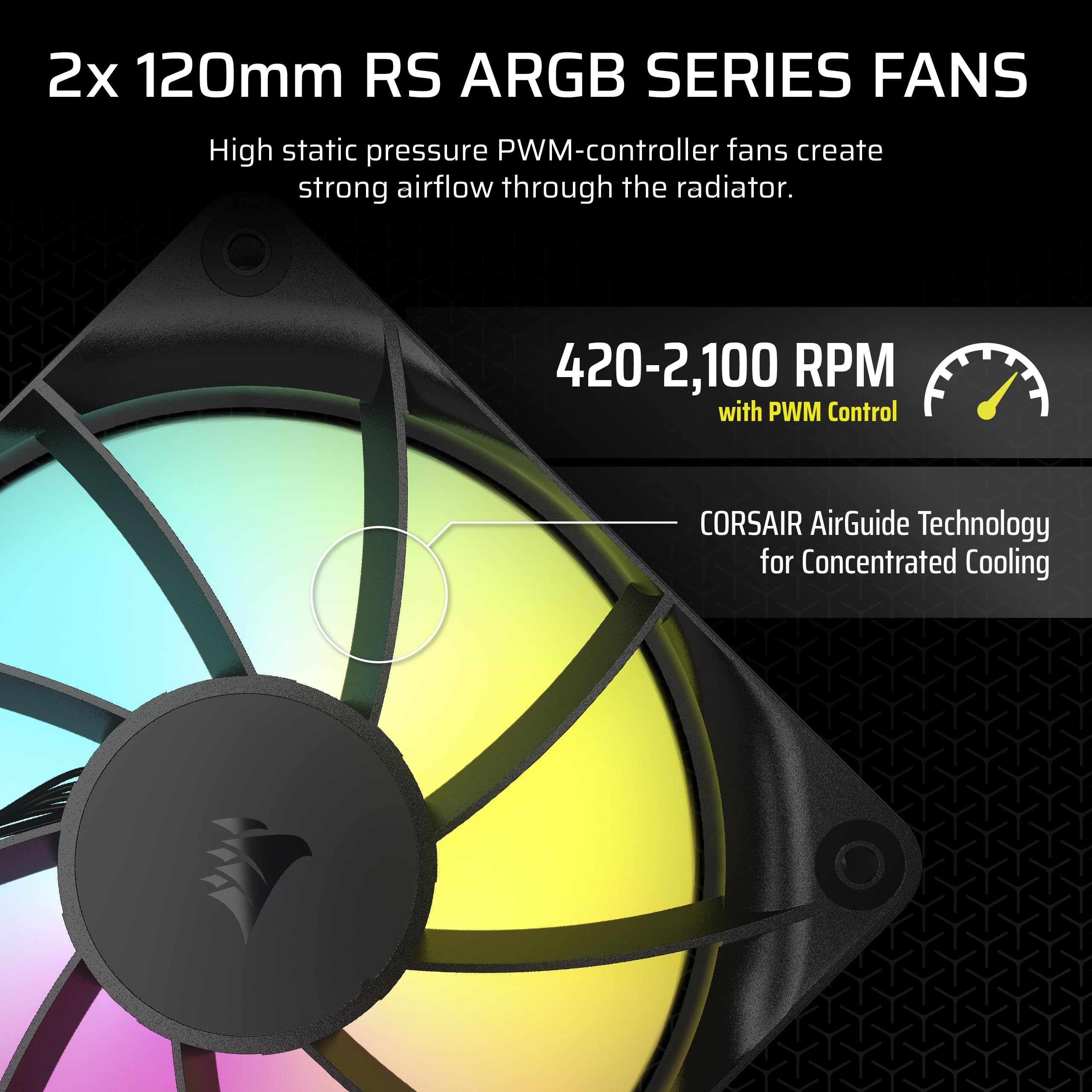 CORSAIR Cooler líquido para CPU Nautilus 240 RS ARGB – 240 mm AIO